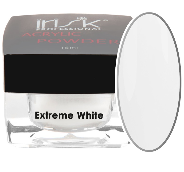 Irisk Акриловая пудра Р-6 Extreme white, 15мл (Premium pack)