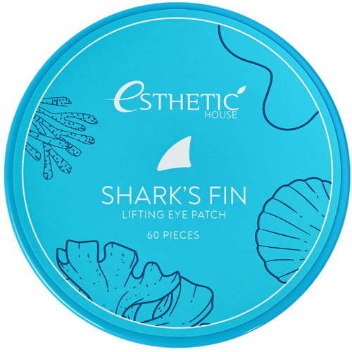 Esthetic House Патчи гидрогелевые для глаз плавник акулы - Shark's fin lifting eye patch, 60шт