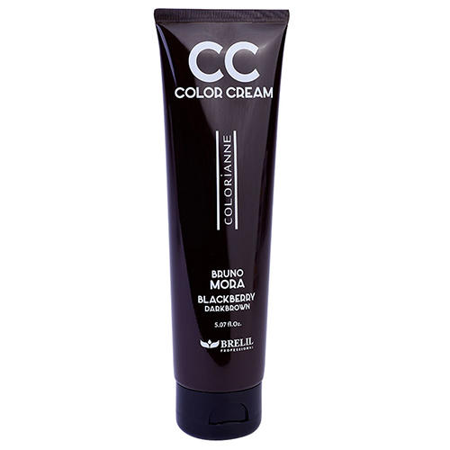 Brelil CC CREAM Колорирующий крем с ароматом Черники, 150мл. (темно-коричневый)