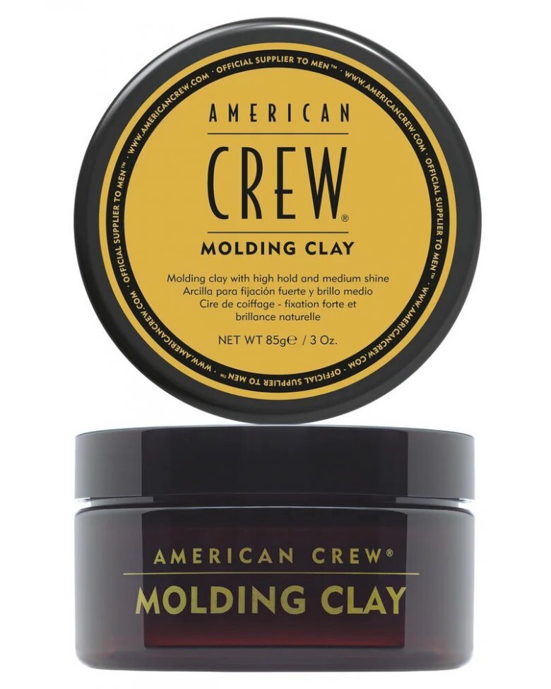 American Crew Глина формирующая сильной фиксации со средним уровнем блеска Molding Clay, 85г
