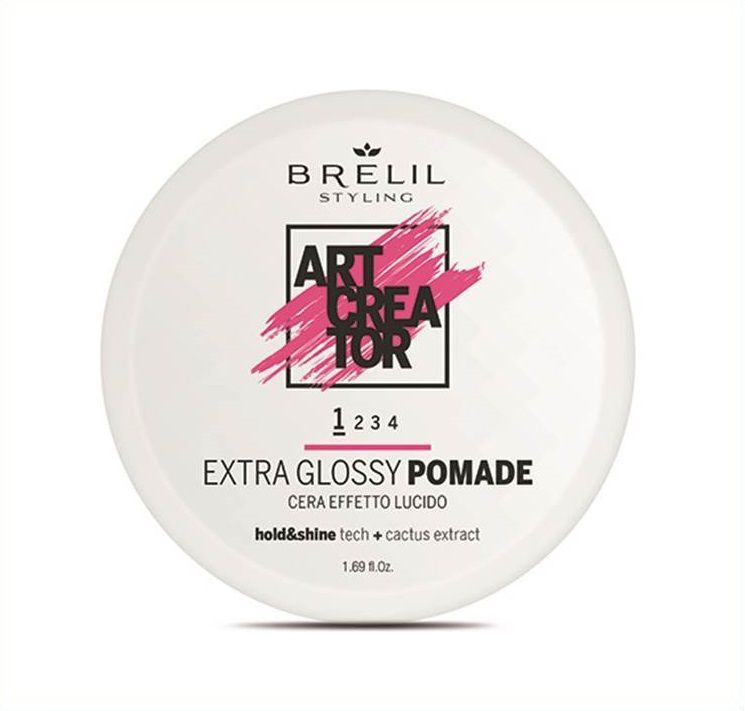 Brelil ART CREATOR Extra Glossy Pomade Помада слабой фикс. для создания ультра-блеска, 50мл