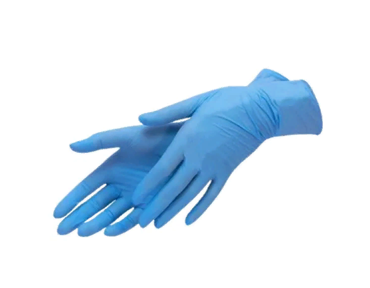Wally Plastic Перчатки Винило-нитриловые Голубые размер - XS -  100шт