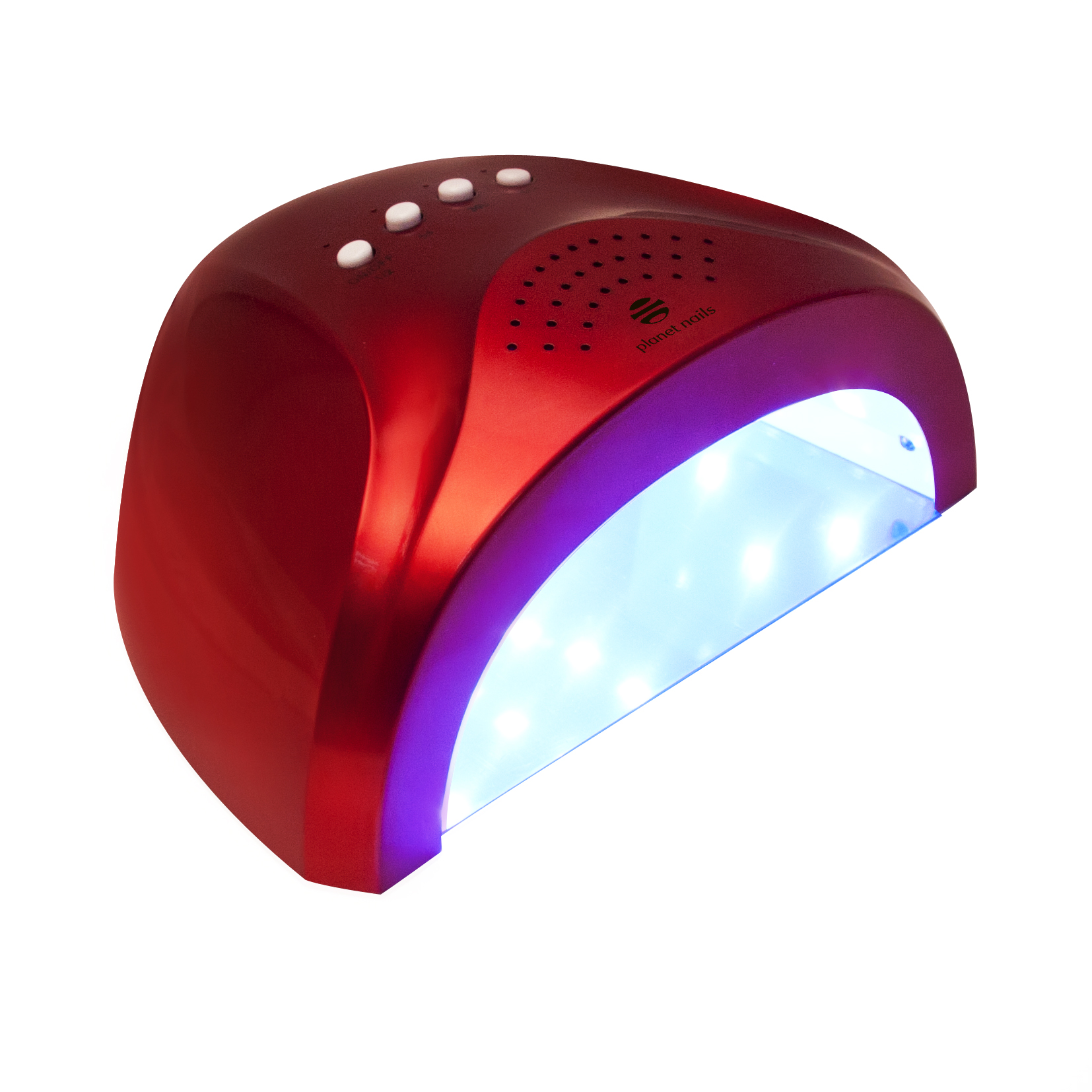 Planet Nails LED/УФ лампа 24/48W Sunlight красная