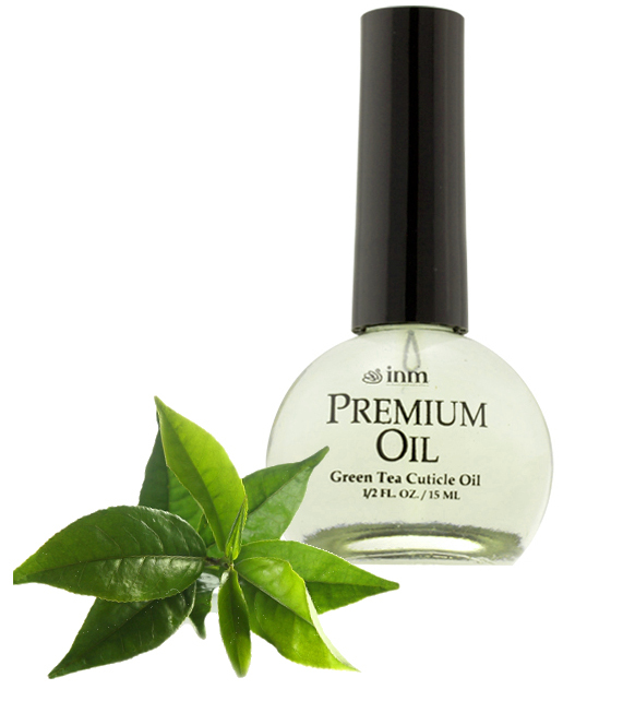 INM Premium Cuticle Oil Green Tea Масло для ногтей и кутикулы Зеленый чай, 13.3мл