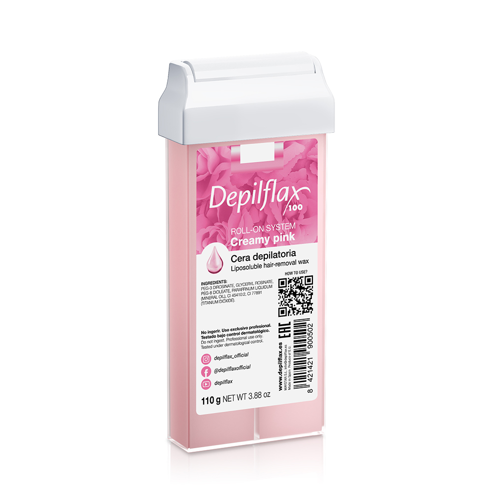 Depilflax Воск в картридже Кремовая роза (Pink), 110гр