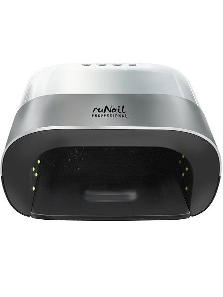 RuNail Прибор LED/UV излучения, 48Вт (Серебристо-Белый)