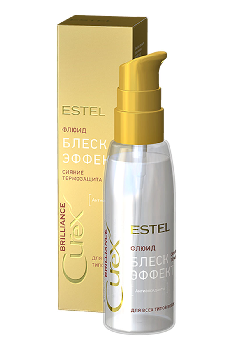 ESTEL CUREX Brilliance Флюид-блеск c термозащитой для всех типов волос, 100мл