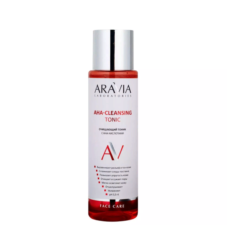 Aravia Laboratories Очищающий тоник с AHA-кислотами AHA-Cleansing Tonic, 250мл