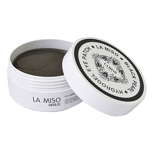 La Miso Патчи гидрогелевые с черным жемчугом - Black pearl hydrogel eye patch, 60шт