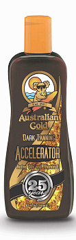 Australian Gold Лосьон для загара, 250мл. ACCELERATOR Extreme Быстрый.тёмный с вит.А+Е