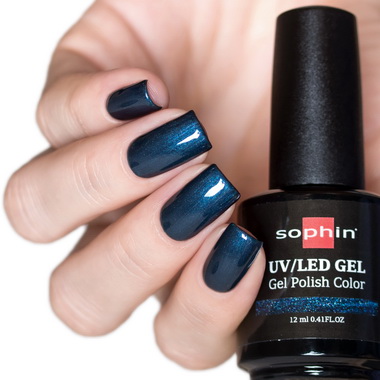 Sophin Гель-лак №735 Cosmic Blue UV/LED, 12мл