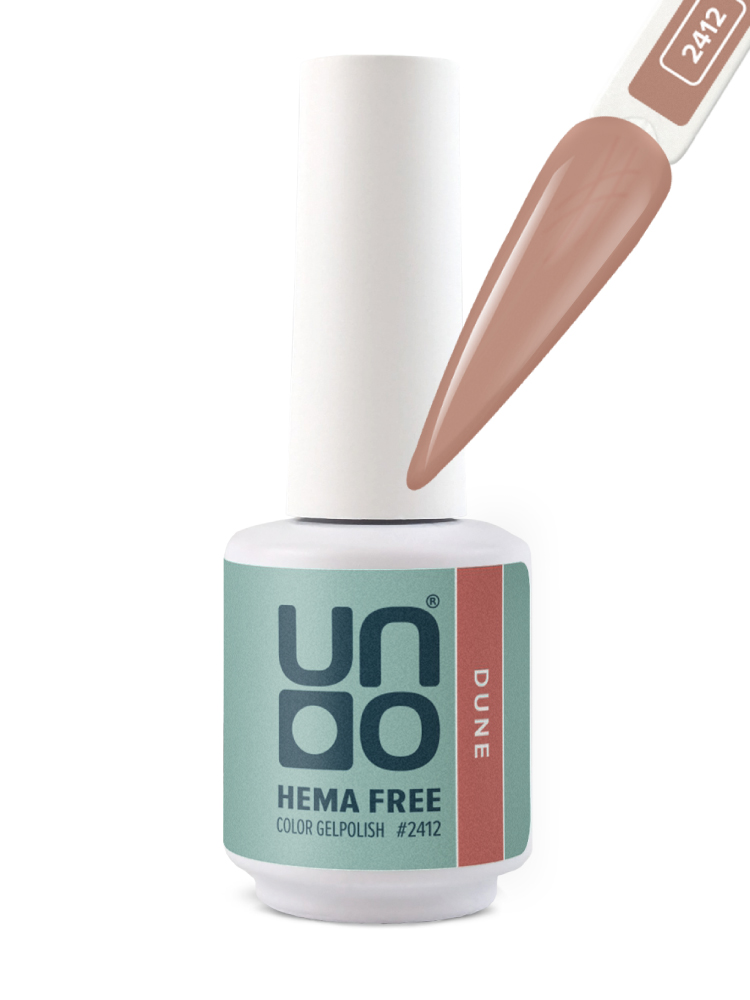 UNO, HEMA FREE, Гель-лак 2412 Дюна - Dune, 10 г