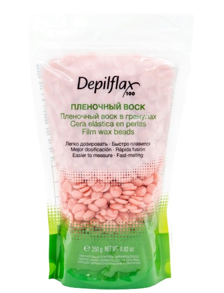 Depilflax Розовый пленочный воск в гранулах, 250гр