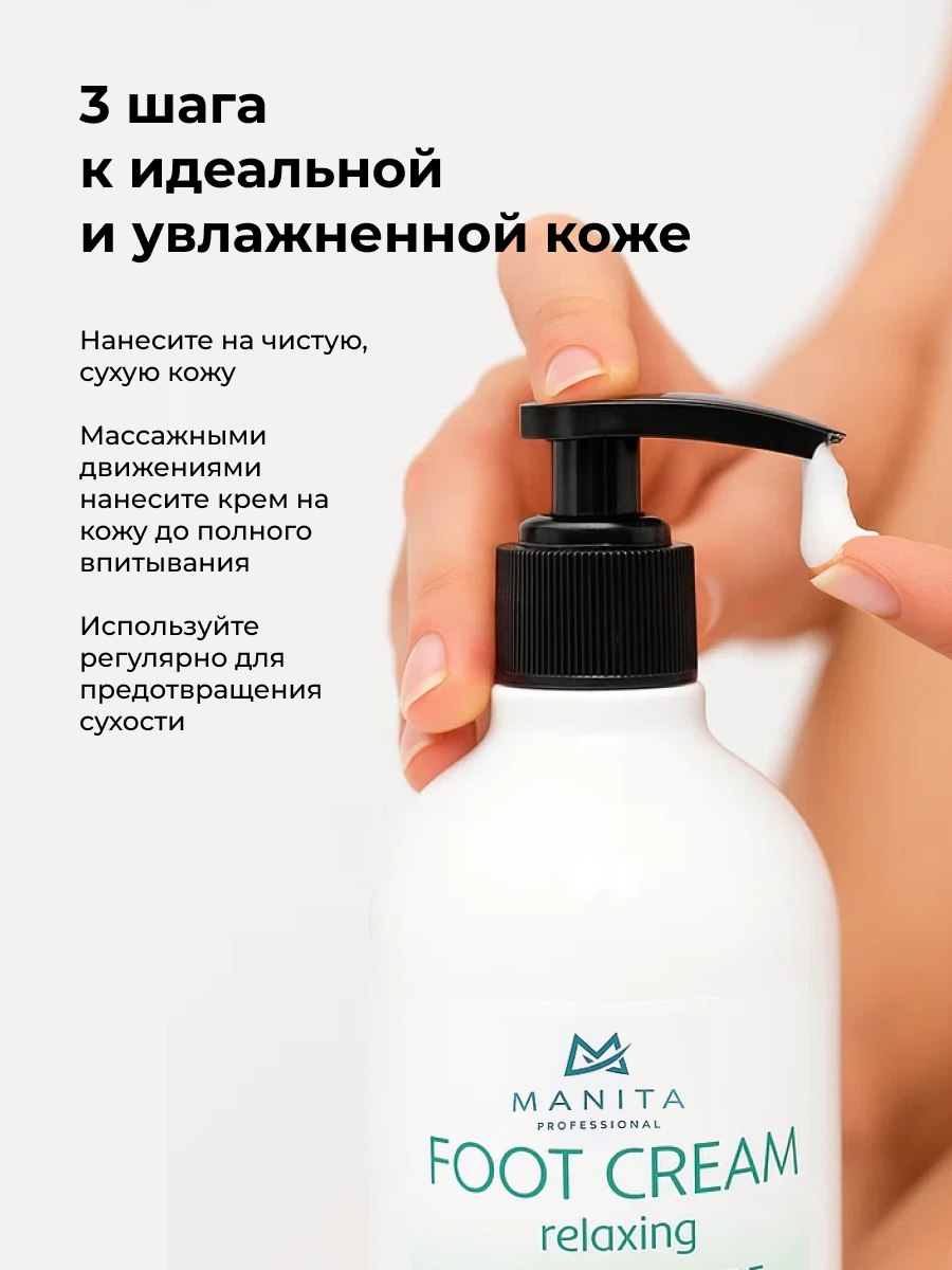 Manita Professional Крем для ног с ментолом и камфорой, 500 мл
