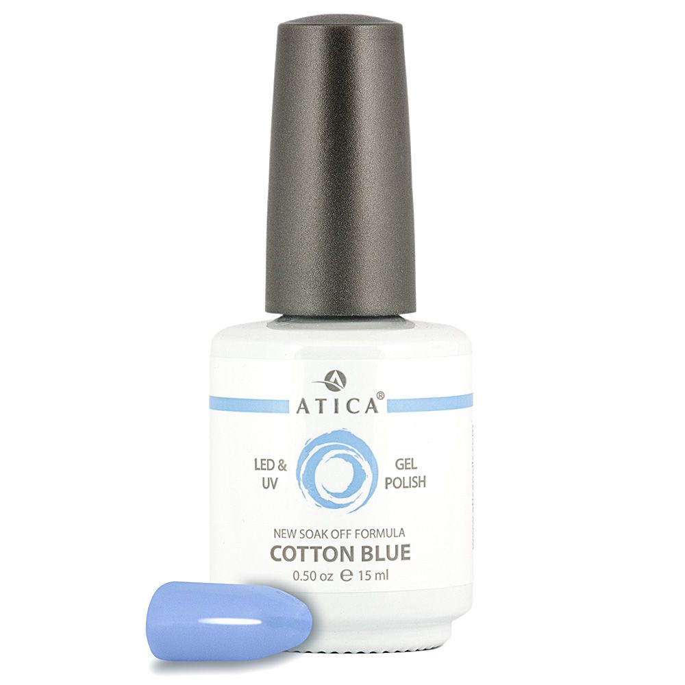 Atica Гель-лак Cotton blue 75GPM, 7.5мл