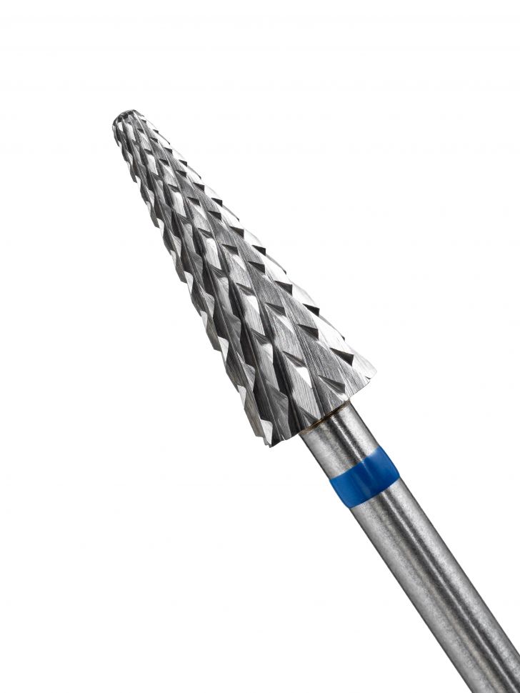 Фреза ТВС Конус (Ёлка) синяя d 5,0 мм ФКДЕ 50-С L13,5, Manita Professional