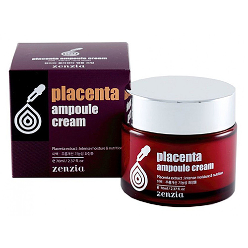Zenzia Крем для лица с плацентой - Placenta ampoule cream, 70мл
