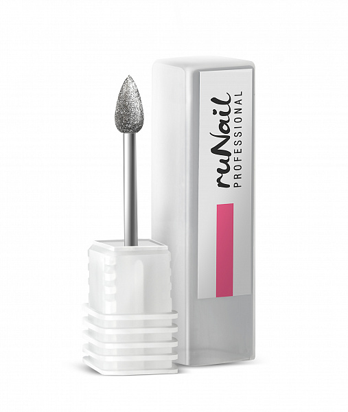 RuNail Фреза алмазная, Диаметр 4,7*9мм, Крупная насечка