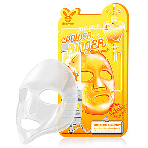 Elizavecca Маска тканевая для лица витаминная - Vita deep power ring mask pack, 23мл