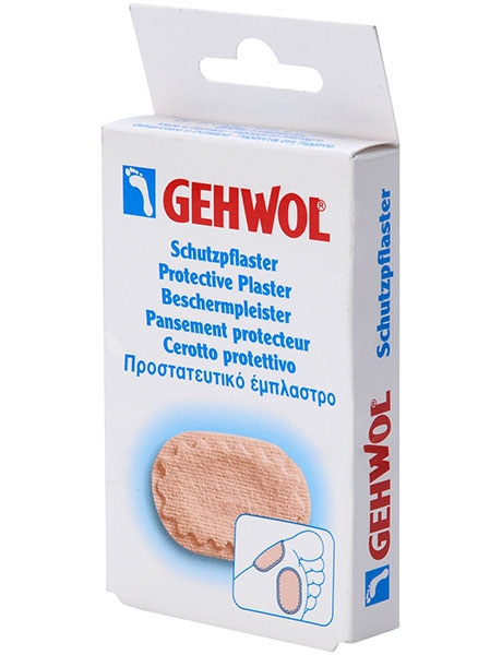 Gehwol Овальный защитный пластырь Schutzpflaster, Овал, 4шт