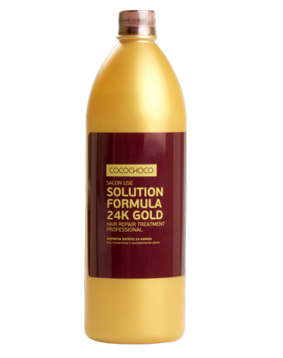 CocoChoco 24K Gold Кератин для выпрямления волос с натуральным золотом 1000мл