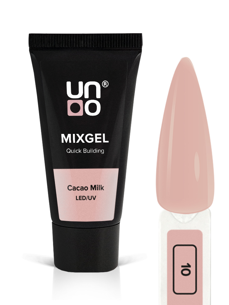 Полиакриловый гель UNO MIXGEL Cacao Milk, камуфлирующий, 30гр