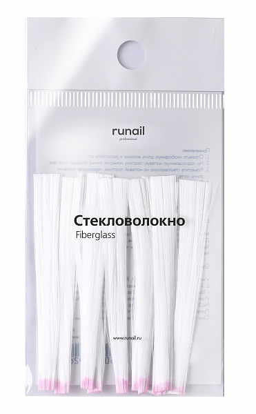 RuNail Стекловолокно FIBERGLASS, 6см*10шт