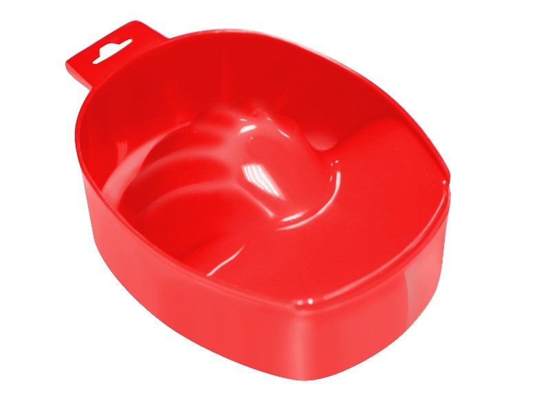 JessNail Ванночка для маникюра, ярко-красная (МВ-6)
