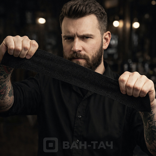 Воротнички спанлейс Черный 7х60 100 шт/упк 