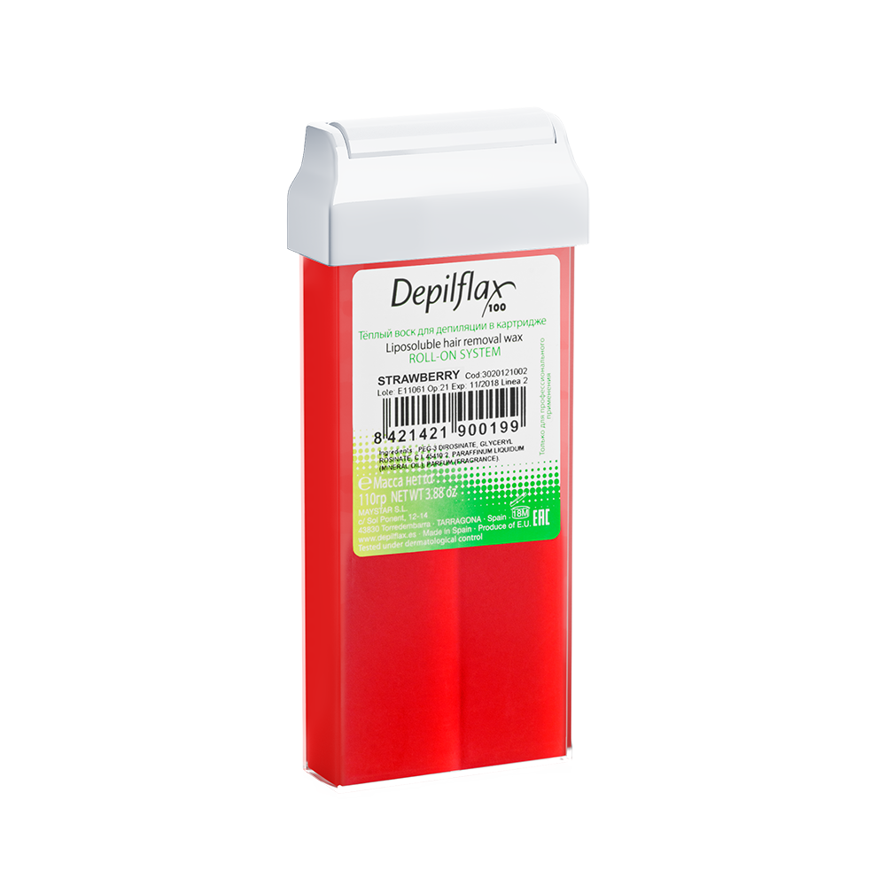 Depilflax Воск в картридже Клубника, 110гр