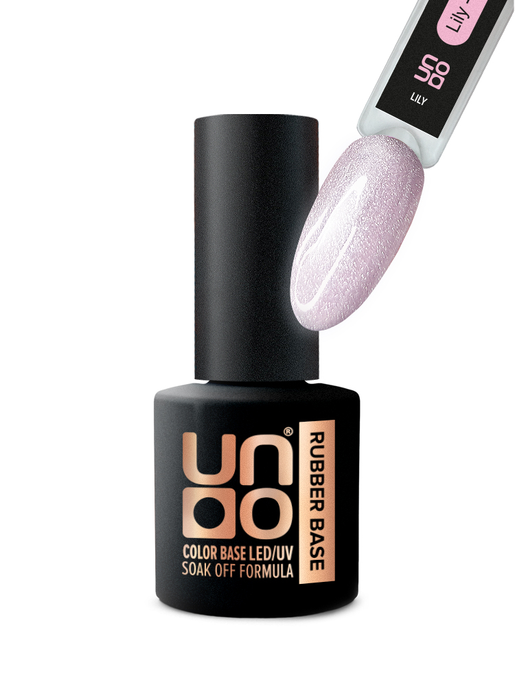UNO Камуфлирующая база Color Rubber Base Lily, 8мл