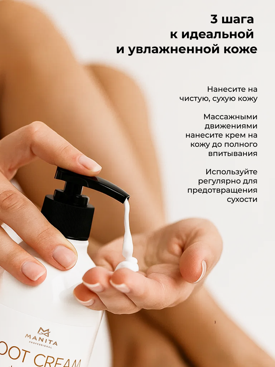 Manita Professional Крем для ног с мочевиной 12%, 500 мл 