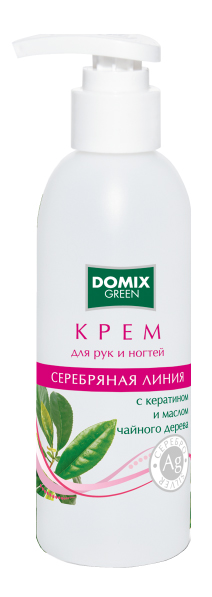 Domix Крем для рук и ногтей, 200мл НАНОСЕРЕБРО