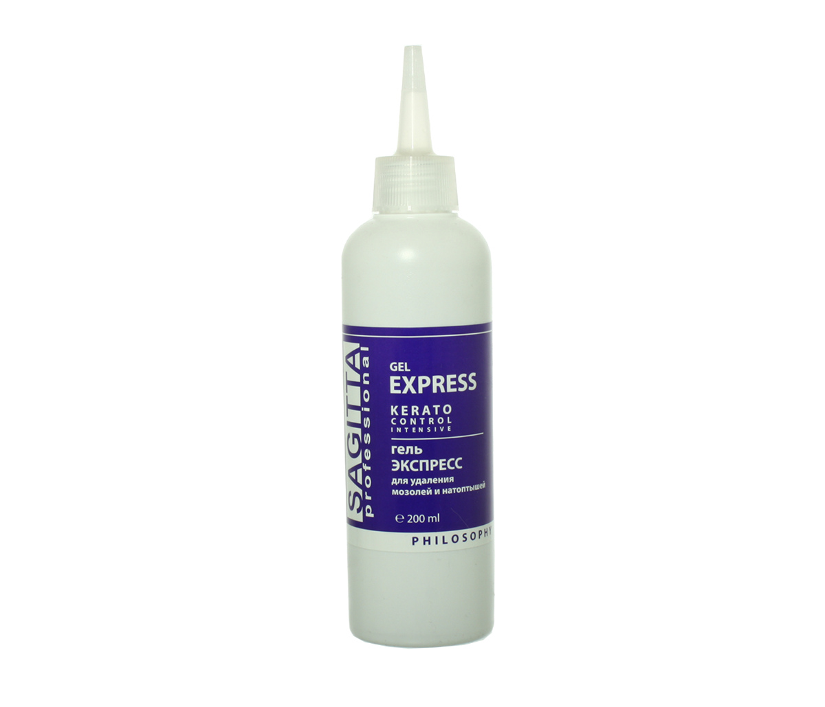 Sagitta Гель Экспресс для удаления мозолей и натоптышей Gel Express Kerato Control, 200мл