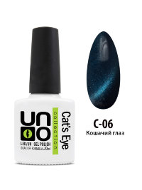 UNO Гель–лак Cat's eye - 06 Кошачий глаз, 10мл UNO Гель–лак Cat's eye - 06 Кошачий глаз, 10мл