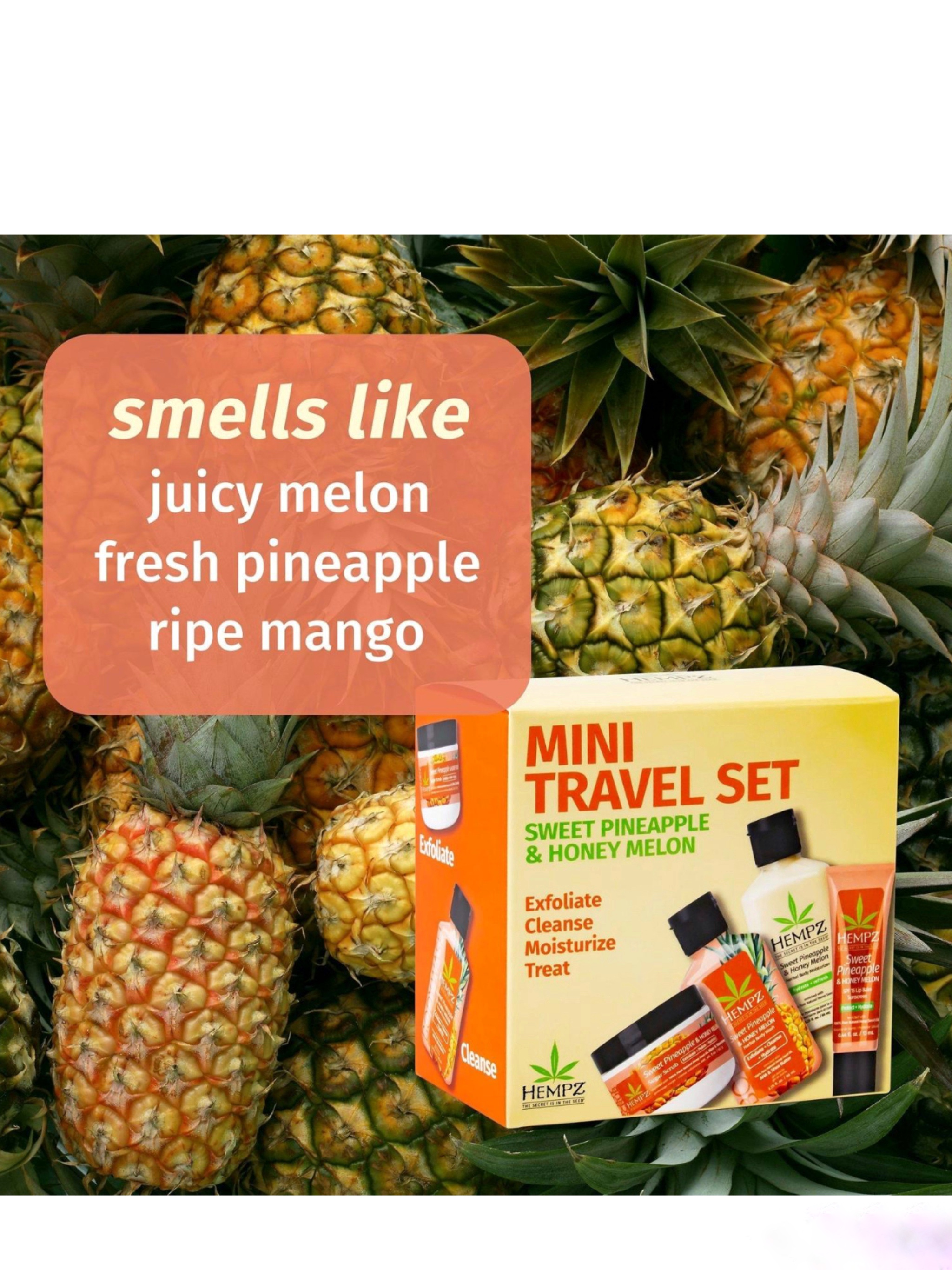 Набор Hempz Mini Travel Set Sweet Pineapple & Honey Melon