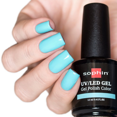 Sophin Гель-лак №738 Tiffany Blue UV/LED, 12мл