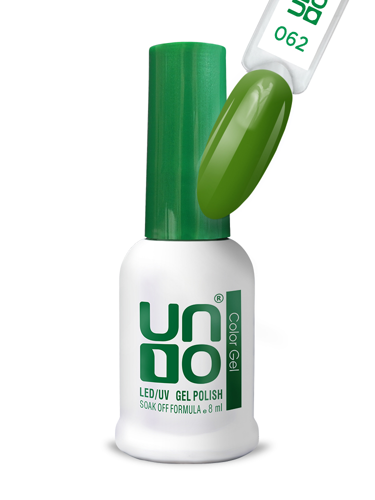 UNO Гель–лак №062 Green Apple — «Зеленое яблоко», 8мл