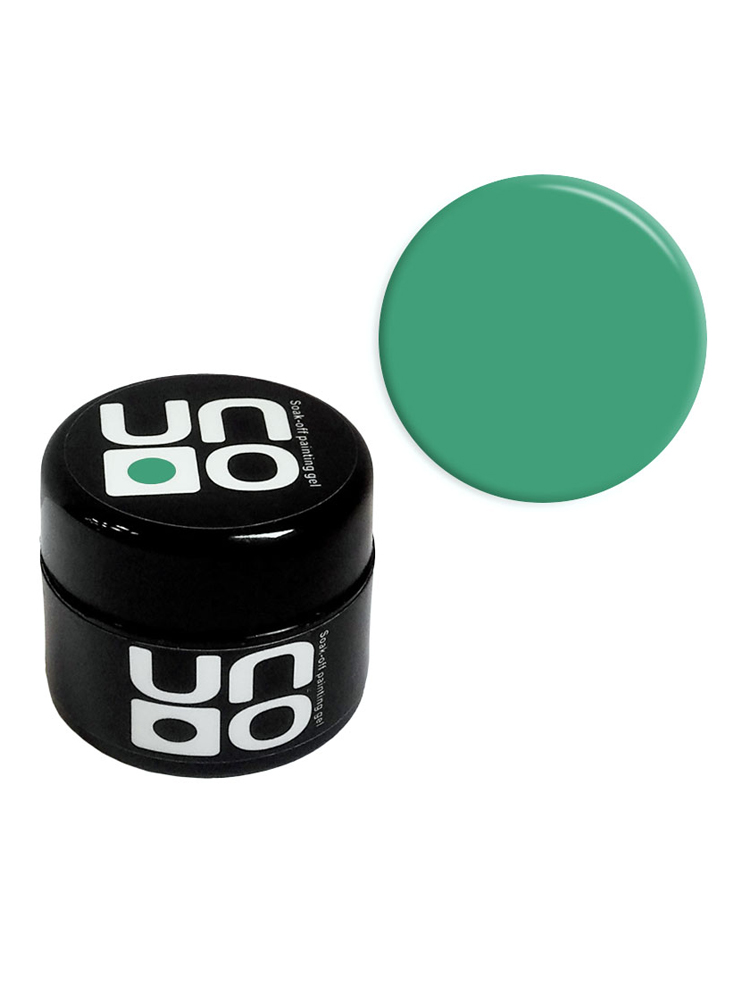 Гель-краска UNO (015) Green - зеленая, 5гр
