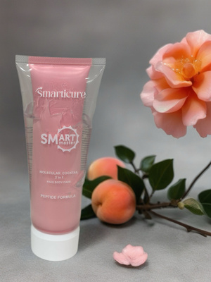 Smart Master Пептидный гель-крем 2 в 1, персик,  200 мл