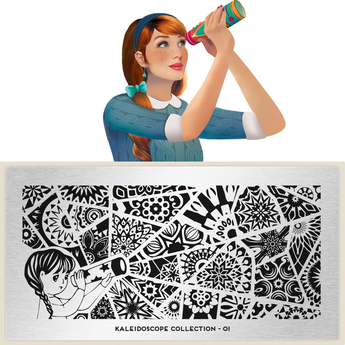 MoYou London Пластина для стемпинга Kaleidoscope №01