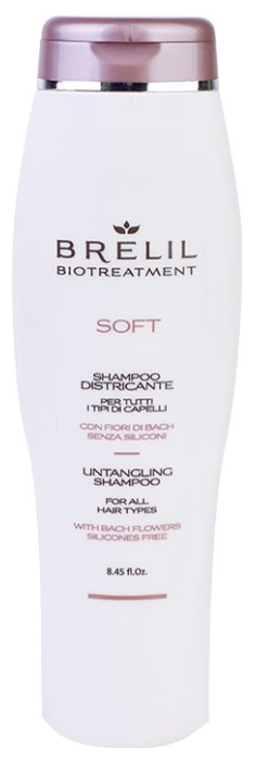 Brelil BIOTREATMENT SOFT Untangling Shampoo Шампунь для непослушных волос, 250мл