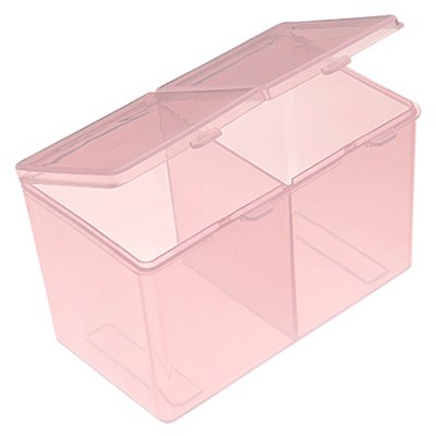 Irisk Бокс пластиковый универсальный, 125х70х70мм (02 Розовый)