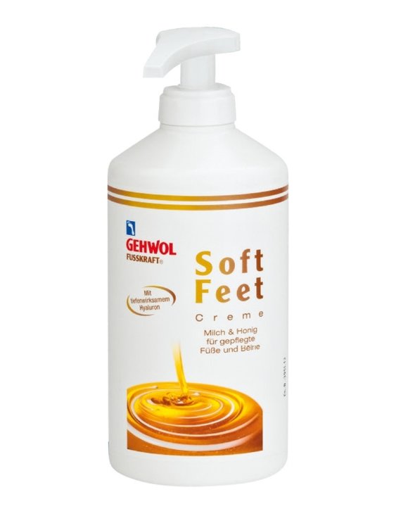 Gehwol Шелковый крем с гиалуроновой кислотой Soft Feet Cream 500мл