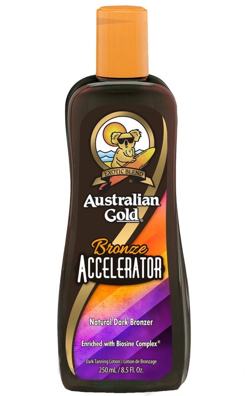 Australian Gold Лосьон для загара, 250мл. ACCELERATOR BRONZE Быстрый тёмный бронз