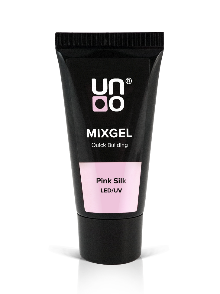 UNO Полиакриловый гель MIXGEL Pink Silk камуфлирующий, 30мл