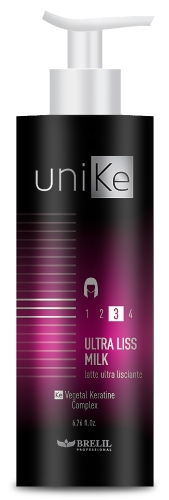 Brelil UNIKE Ultra Liss Milk Молочко для гладкости и выпрямления с термозащитой, 150мл