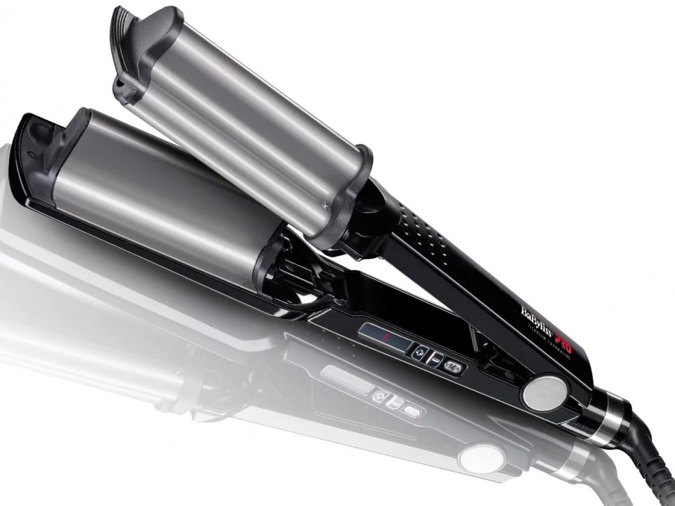 BaByliss PRO Ionic HI DEF Waiver BAB2469TTE Щипцы для завивки волос с терморегулятором, тройная плойка