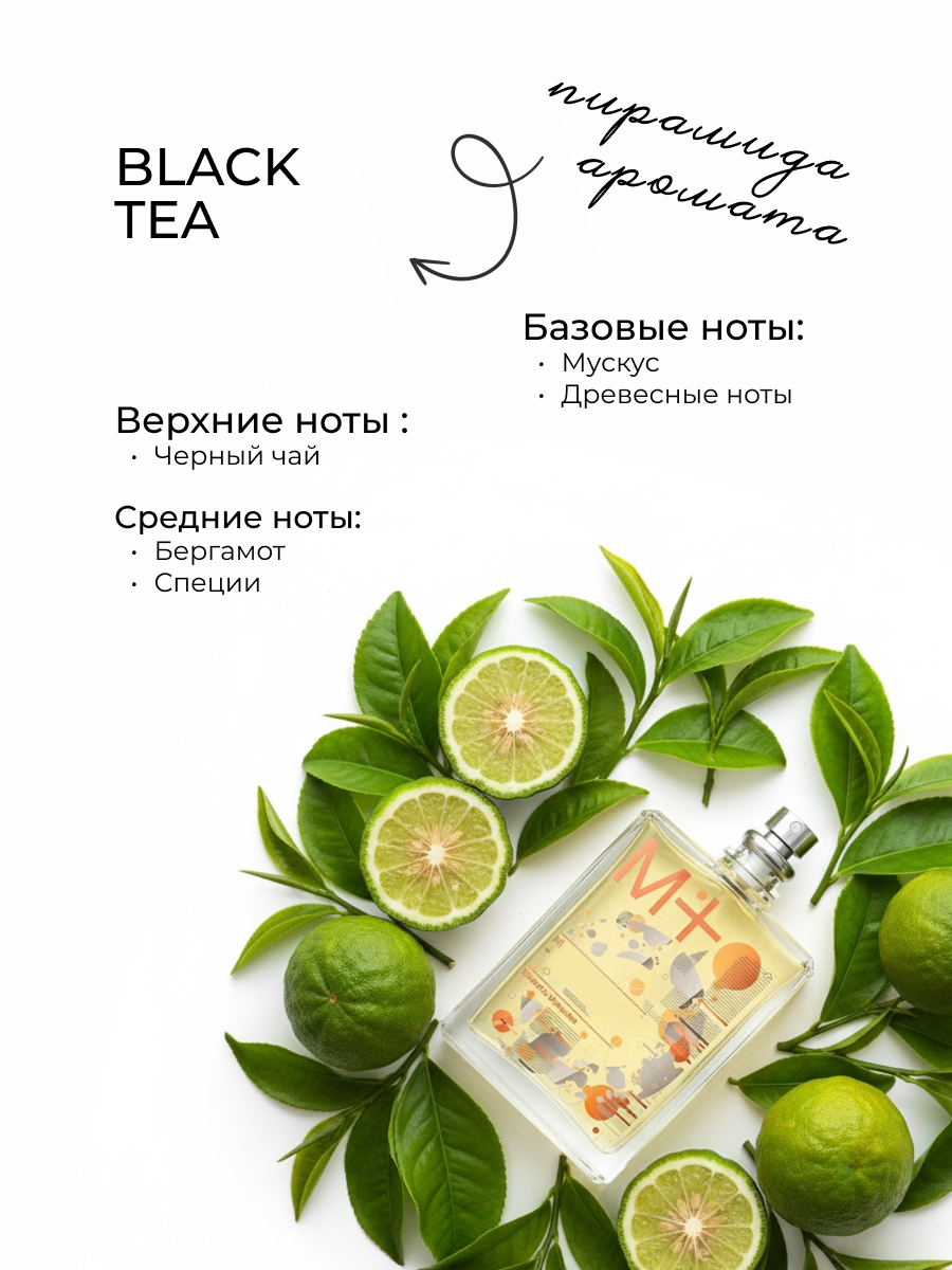 Manita Professional Крем для рук и тела FRESH BLACK TEA, 300мл.