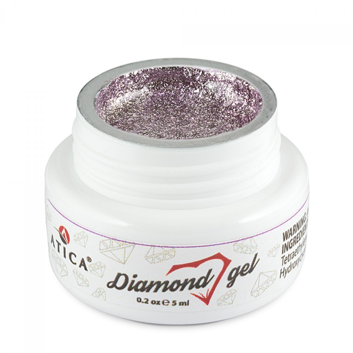 Atica Гель-паста Diamond Purple, 5мл